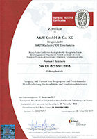 A & W GmbH & Co. KG A & W GmbH & Co. KG